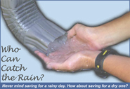 collecting rainwater