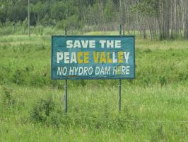 save the peace valley, no hydro dam here