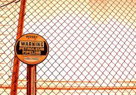 warning petroleum pipeline