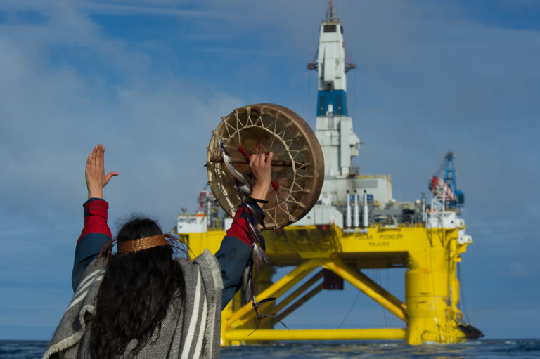 Shell Arctic Drill Rig Confronted in BC | Watershed Sentinel