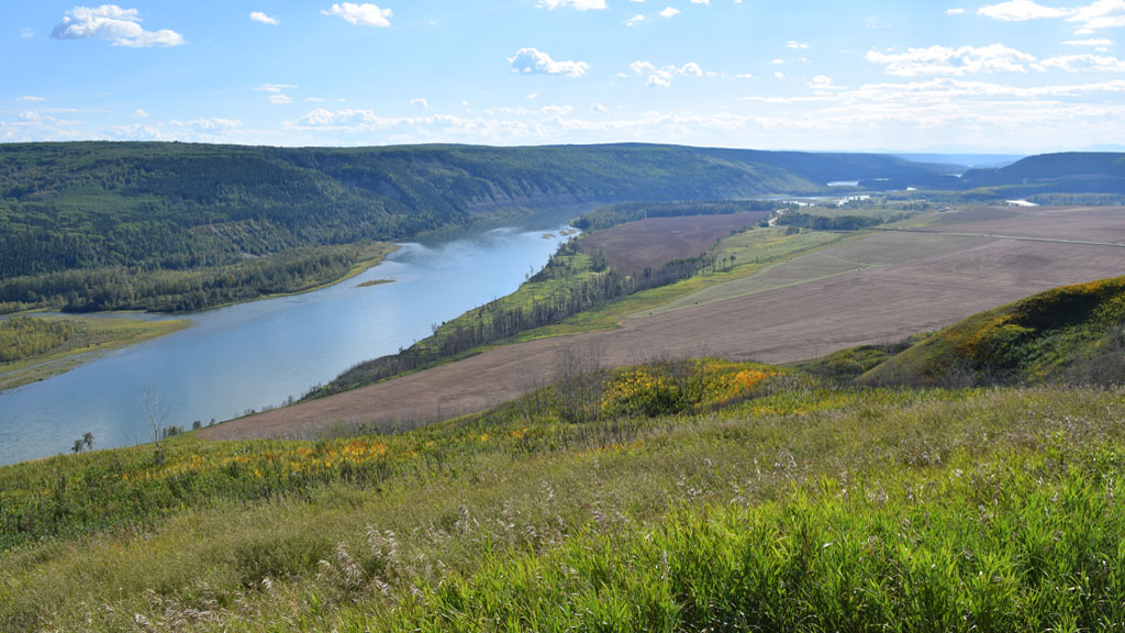BCUC Site C Report -- Peace River Valley Site C flooding area