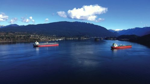 Tankers in Burrard Inlet | Photo by Joe Foy