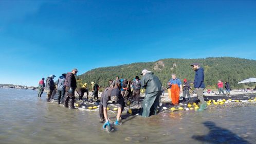 Community practicing terminal fishery on the Fraser River