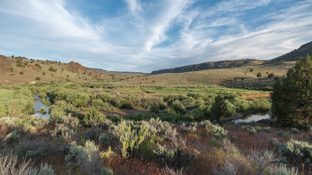 Sunset view of the North Fork Owyhee Wild & Scenic River at its confluence with the Middle Fork Owyhee River east of Three Forks Recreation Site, June 7, 2017, by Greg Shine, BLM | Indigenous Technology | Watershed Sentinel