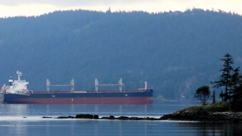 Ship in the Salish Sea