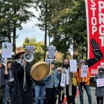 Indigenous people and allies against PRGT