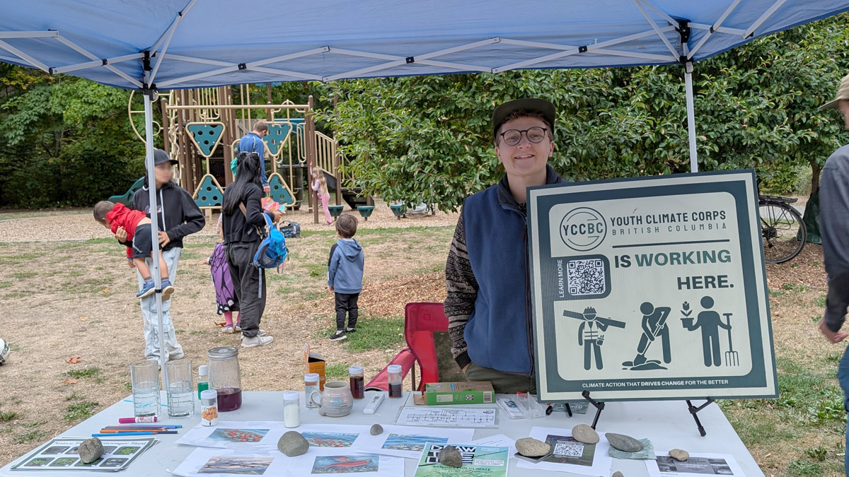 Maddie Turene at Family Watershed Days - Photo by Mikasa Quaife