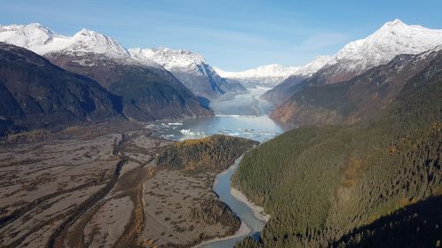 Glacial lake formation Northern BC. Photo by Chris Sergeant