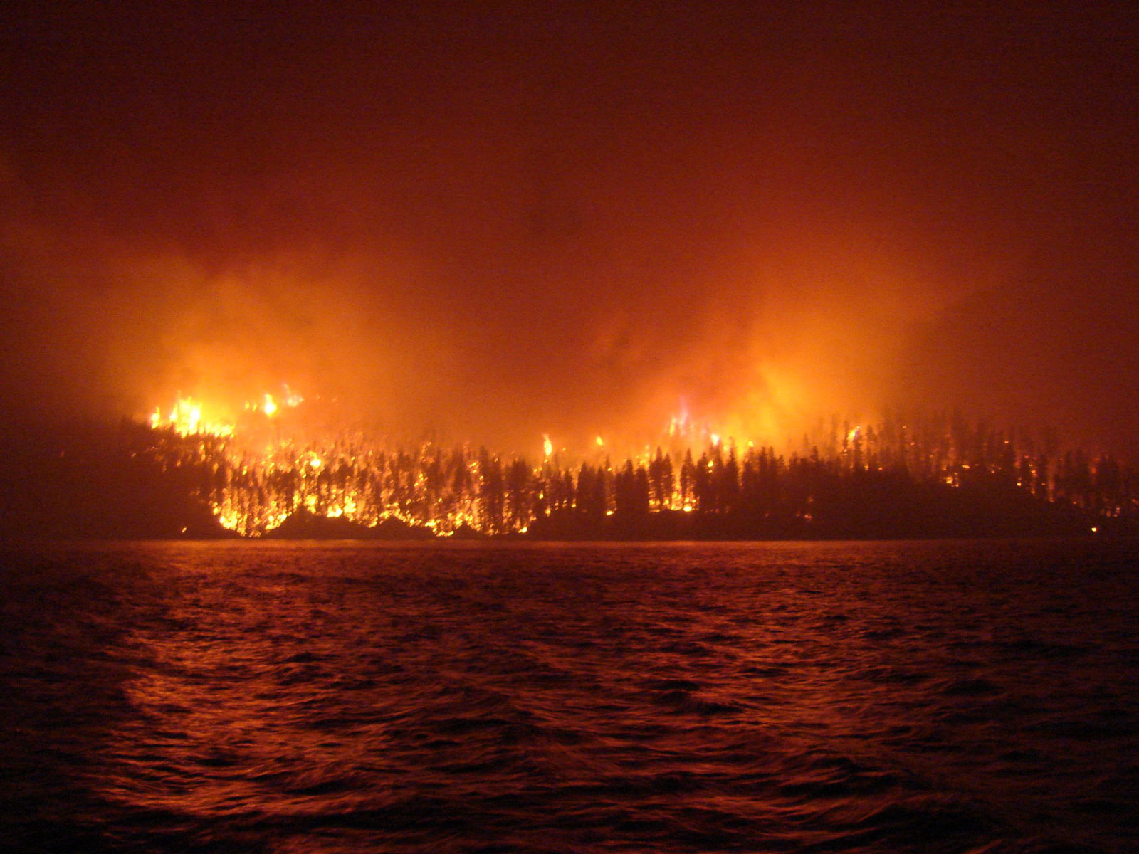 Ashcroft Reserve wildfire, Look Lake, BC